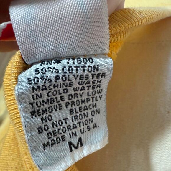 Urban-outfitters Women's Yellow and Red T-shirt - Picture 4 of 8